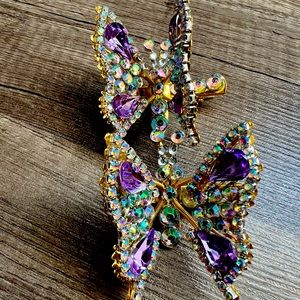 90s butterfly clips moving wings